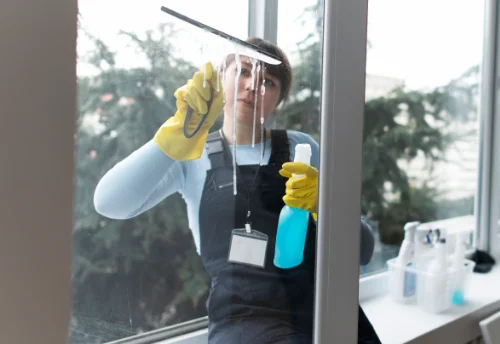 Nettoyage de vitres intérieures et extérieures à Vielverge